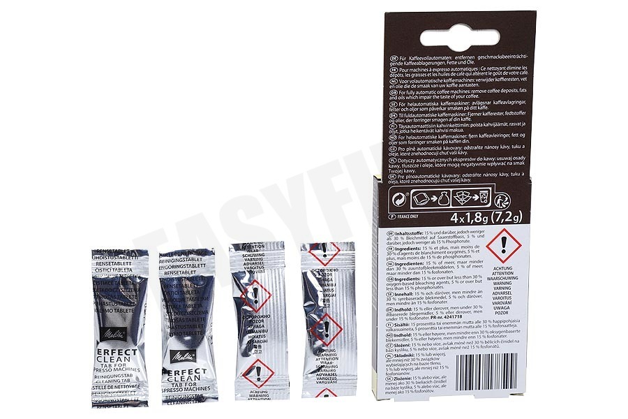 Melitta 6762481 Melitta Perfect Clean reinigingstabs