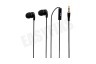 Spez Stereo headset In-ear met opname knop, Zwart