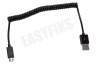 Spez USB Kabel Micro USB, Spiraal, Max. 100cm