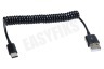 Spez USB Kabel Type C, Spiraal, Max. 100cm