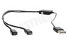 Spez USB Kabel Splitter 1x USB A (F), 2x Micro-USB 2.0 (M)