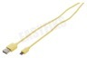 Spez USB Kabel Micro USB, Geel, 100cm