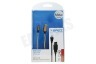 Spez USB Kabel Micro USB, Metal, Goud, 100cm