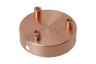 Calex 940048 Calex Metalen Plafondplaat 100mm Mat Koper 3 Gaten