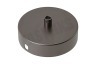 Calex 940014 Calex Metalen Plafondplaat 100mm Mat Parel Zwart 1 Gat