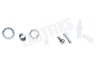 Calex 940010 Calex Metalen Plafondplaat 100mm Mat Zwart 1 Gat