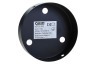 Calex 940040 Calex Metalen Plafondplaat 100mm Mat Zwart 3 Gaten