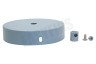 Calex 940026 Calex Metalen Plafondplaat 100mm Beton Kleur 1 Gat