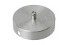 Calex 940016 Calex Metalen Plafondplaat 100mm Mat Nikkel 1 Gat