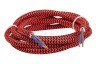 Calex 940240 Calex Textiel Omwikkelde Kabel Rood/Zwart 1,5m