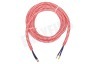 Calex 940234 Calex Textiel Omwikkelde Kabel Rood/Wit 1,5m