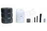 Calex 940424 Calex Aluminium Lamphouder Parel Zwart E27 3 Rings Model