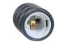 Calex 940424 Calex Aluminium Lamphouder Parel Zwart E27 3 Rings Model