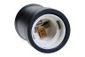 Calex 940440 Calex Aluminium Lamphouder Mat Zwart E27 Piek Model