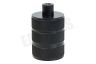 Calex 940420 Calex Aluminium Lamphouder Mat Zwart E27 3 Rings Model