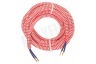 Calex 940276 Calex Textiel Omwikkelde Kabel Rood/Wit 3m