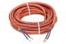 Calex 940274 Calex Textiel Omwikkelde Kabel Metallic Bruin 3m