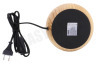 Calex 3001001700 Calex Tafelarmatuur Rond Hout E27