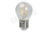 Calex 1101004600 LED volglas Filament Kogellamp Helder 3,5W E27