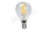 Calex 1101004200 LED Straight Filament Kogellamp Helder 4,5W E14
