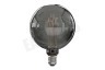 Calex LED Glasfiber Titanium G125 Globelamp 3,5W E27 Dimbaar