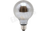 Calex LED Glasfiber Titanium G95 Globelamp 3,5W E27 Dimbaar