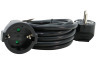 Q-Link Snoer 3x 1.5mm2 3 Meter Zwart