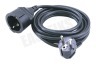 Exin Snoer 3x1mm2 2300W RA 10A zwart 3M