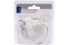 Q-Link Snoer 2x0,75mm2 600W wit 1.8M