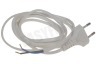 Q-Link Snoer 2x0,75mm2 600W wit 1.8M