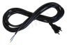 Universeel Snoer H05VVF 2x0.75mm2 zwart 6M soepel