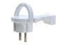 Q-Link Stekker 16A 3600Watt plat RA wit