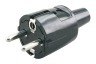 Q-Link Stekker 16A 3600W RA zwart
