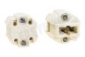 Universeel Lamphouder Halogeen wit, 2 stuks