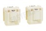 Universeel Lamphouder Halogeen wit, 2 stuks