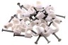 Q-Link Clip 8mm VMVL + coax 12 wit 20 stuks
