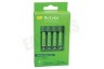 GP B421 USB Batterijlader Recyko 4x AAA 850mAh