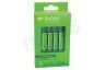 GP B421 USB Batterijlader Recyko 4x AA 2100mAh