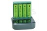 GP B421 USB Batterijlader Dockingstation Recyko 4x AA 2100mAh