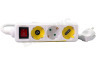Exin Tafelcontactdoos 3x1,5mm2 3500W 16A RA wit 1,5M + schakelaar