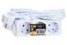Exin Tafelcontactdoos 3x1mm2 2300W 10A RA wit 3M