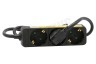 Q-Link Tafelcontactdoos 3x 1.5mm2 1.5 Meter Zwart