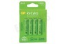 GP LR6 ReCyko+ AA 1300 - 4 oplaadbare batterijen