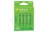 GP LR6 ReCyko+ AA 2600 - 4 oplaadbare batterijen