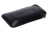 Spez Sleeve Case met Pull tab, Leder, Zwart