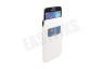 Spez Sleeve Case Leder, 1 creditcard slot, met Pull tab, Wit