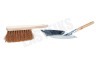 Talen Tools Stoffer en blik, kokos haar met metalen blik