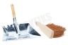 Talen Tools Stoffer en blik, kokos haar met metalen blik