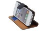 Spez Book Case met Creditcard sleuven, Zwart, Leder
