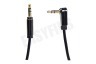 Spez Jack 3,5 mm male naar 3,5 mm male haaks Slimfit 1m